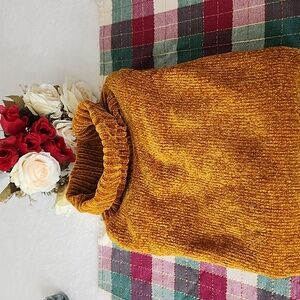 Melbourne Elements Gold Color Sweater Womens Size S